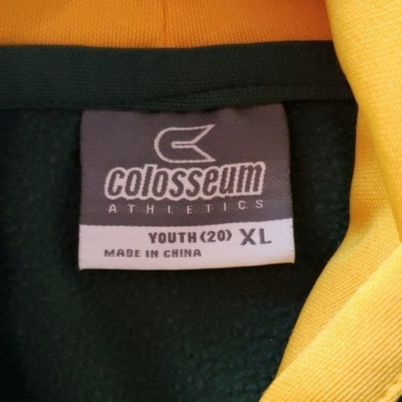 Colosseum Baylor Bears Youth Long Sleeve Hoodie Sweater - Picture 6 of 7